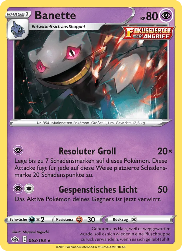 Banette · Schaurige Herrschaft 63/198