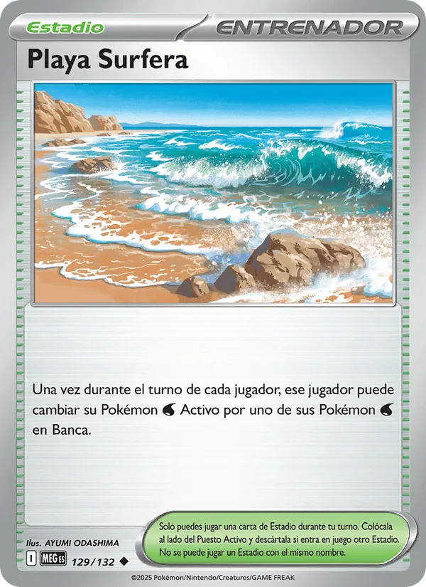 Playa Surfera · Megaevolución 129/132