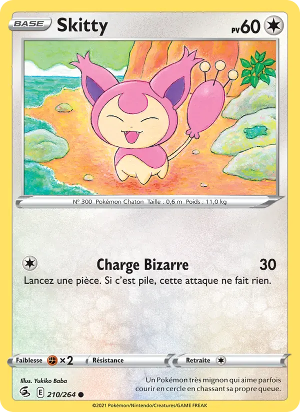Skitty · Poing de Fusion 210/264