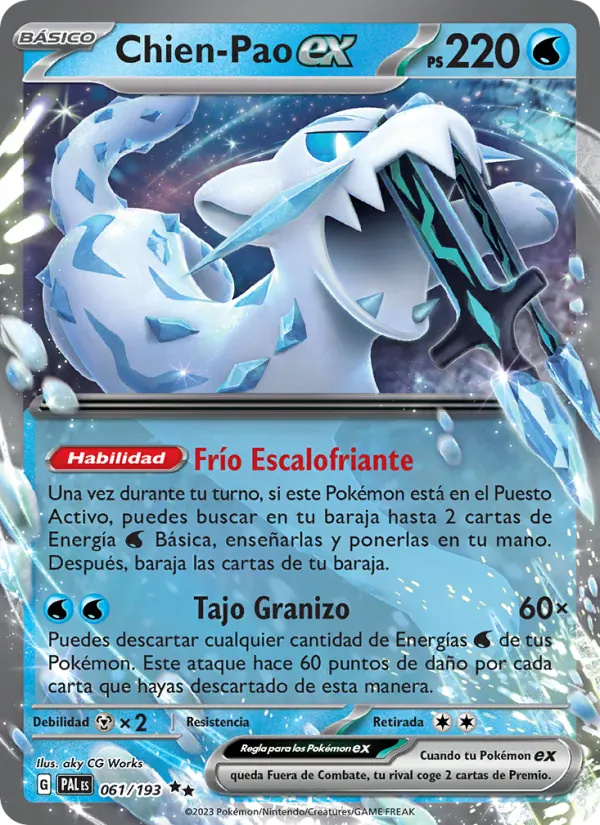 Chien-Pao ex · Evoluciones en Paldea 061/193