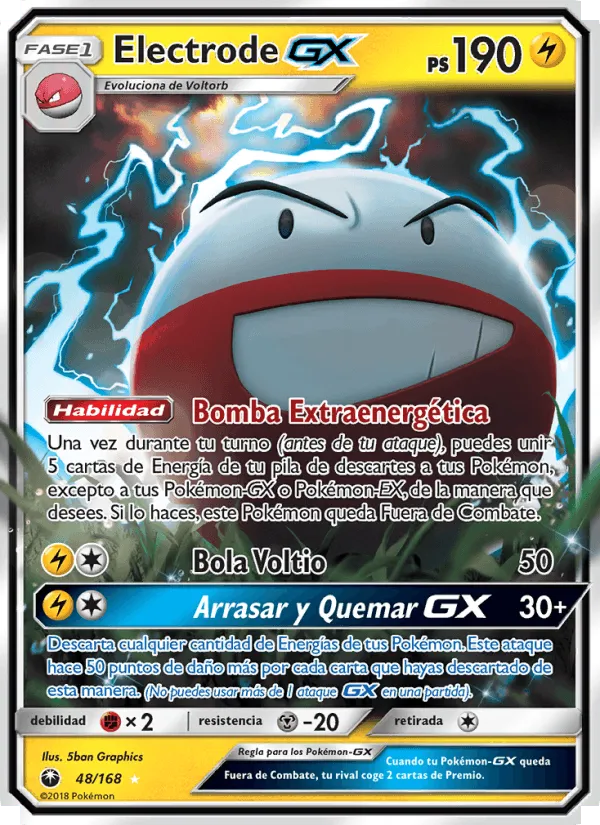 Electrode GX · Tormenta Celestial 48/168