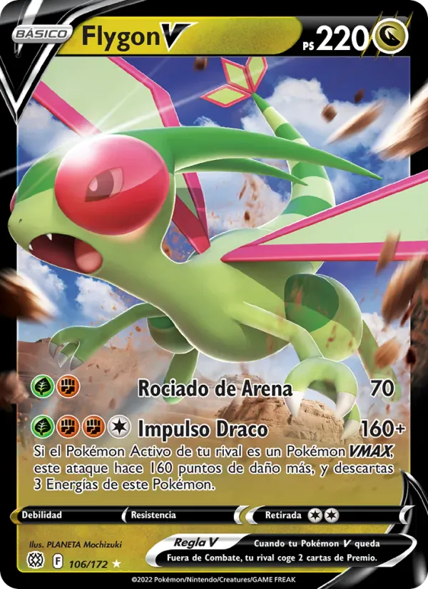 Flygon V · Astros Brillantes 106/172