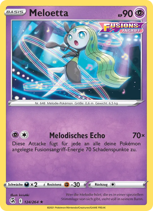 Meloetta · Fusionsangriff 124/264