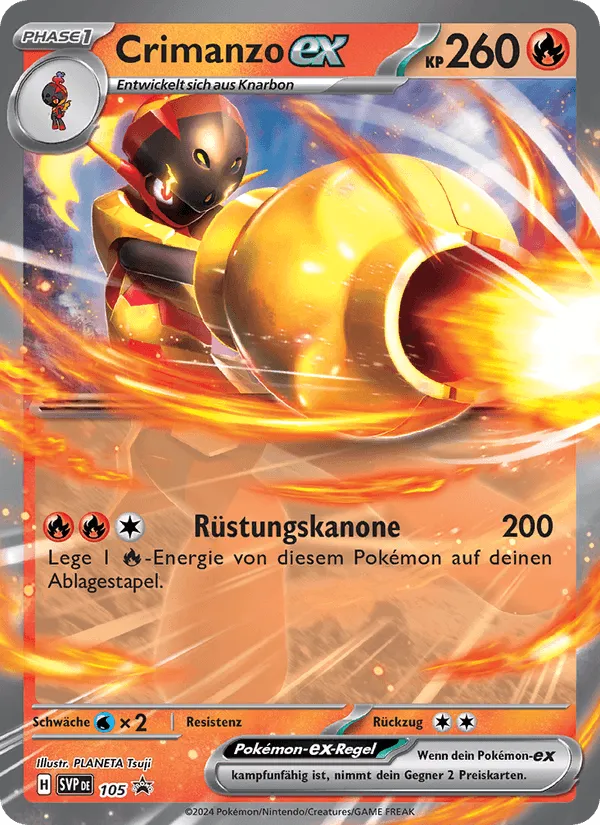 Crimanzo-ex · SVP Black Star Promos 105/225