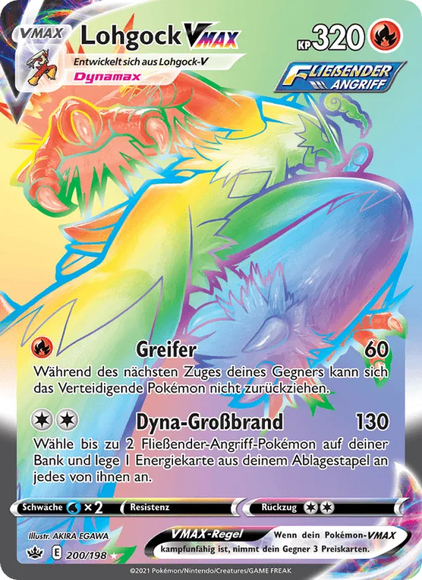 Lohgock VMAX · Schaurige Herrschaft 200/198