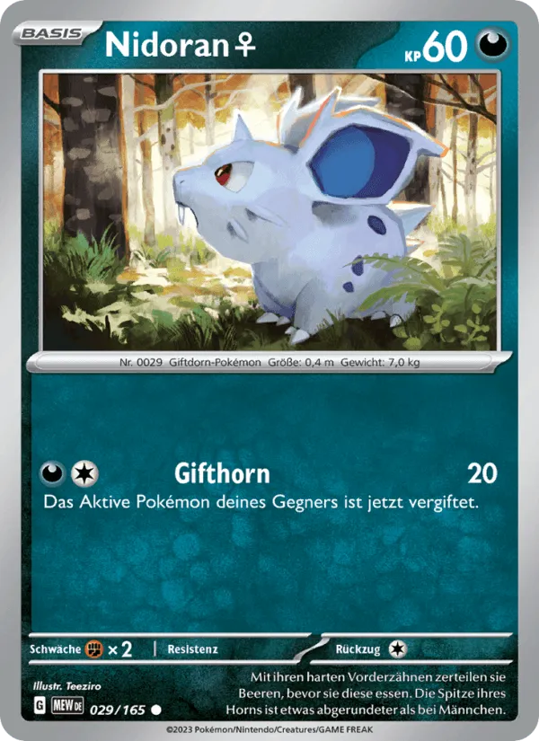 Nidoran♀ · 151 029/165