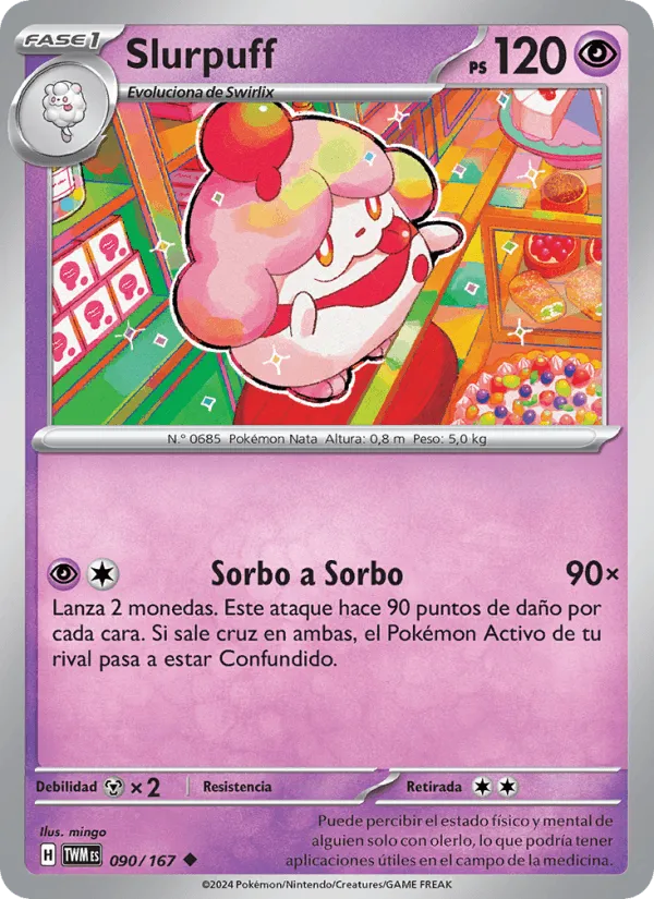 Slurpuff · Mascarada Crepuscular 090/167