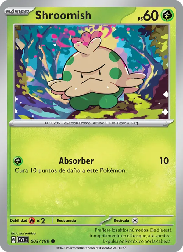 Shroomish · Escarlata y Púrpura 003/198