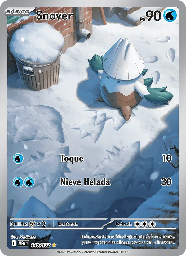 Snover · Megaevolución 140/132