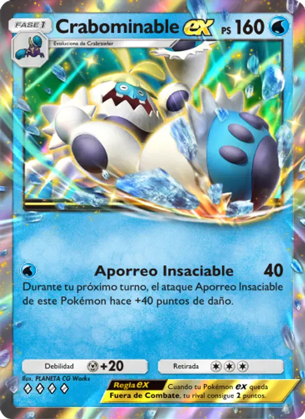 Crabominable ex · Guardianes Celestiales 049/155