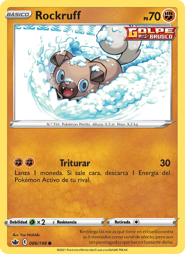 Rockruff · Reinado Escalofriante 86/198