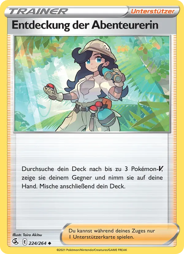 Entdeckung der Abenteurerin · Fusionsangriff 224/264