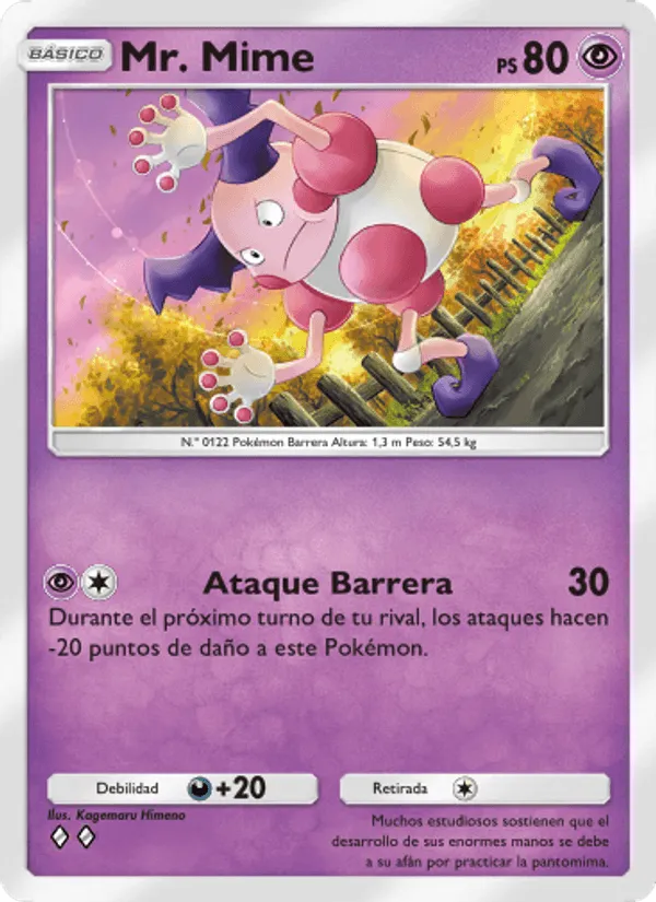 Mr. Mime · Genes Formidables 126/226