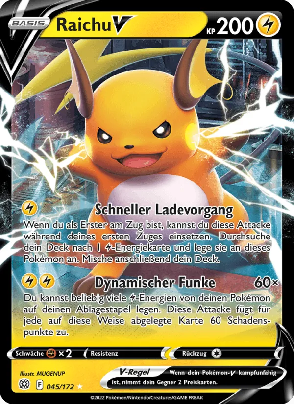 Raichu V · Strahlende Sterne 045/172