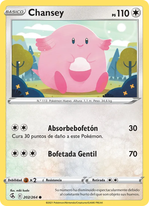 Chansey · Golpe Fusión 202/264