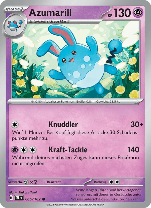 Azumarill · Gewalten der Zeit 065/162