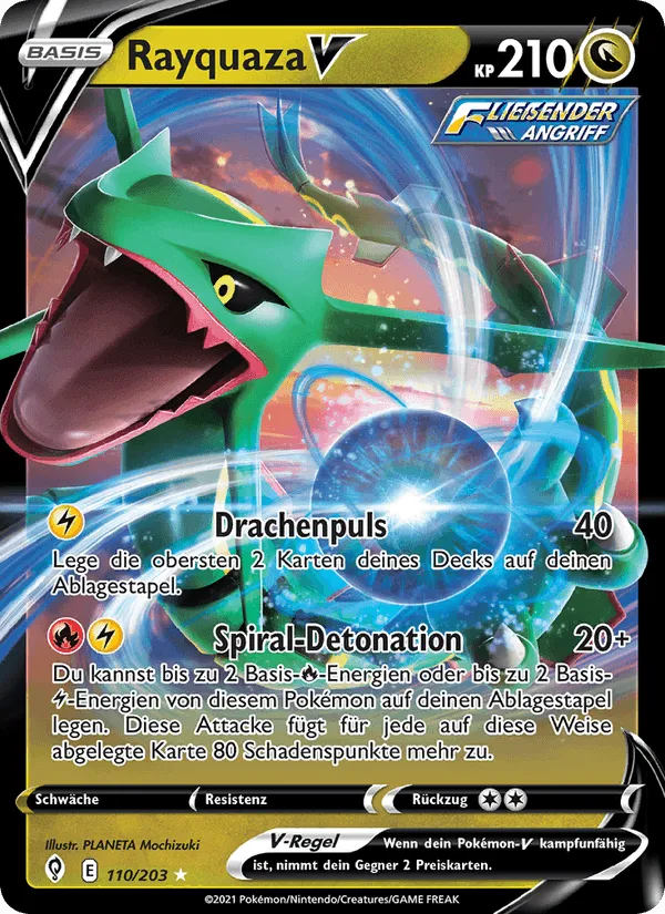 Rayquaza V · Drachenwandel 110/203