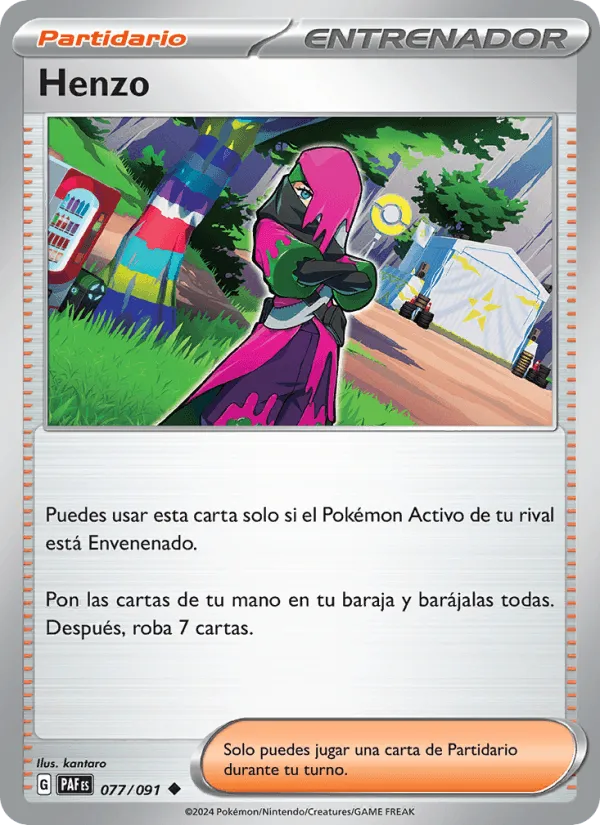 Henzo · Destinos de Paldea 077/91
