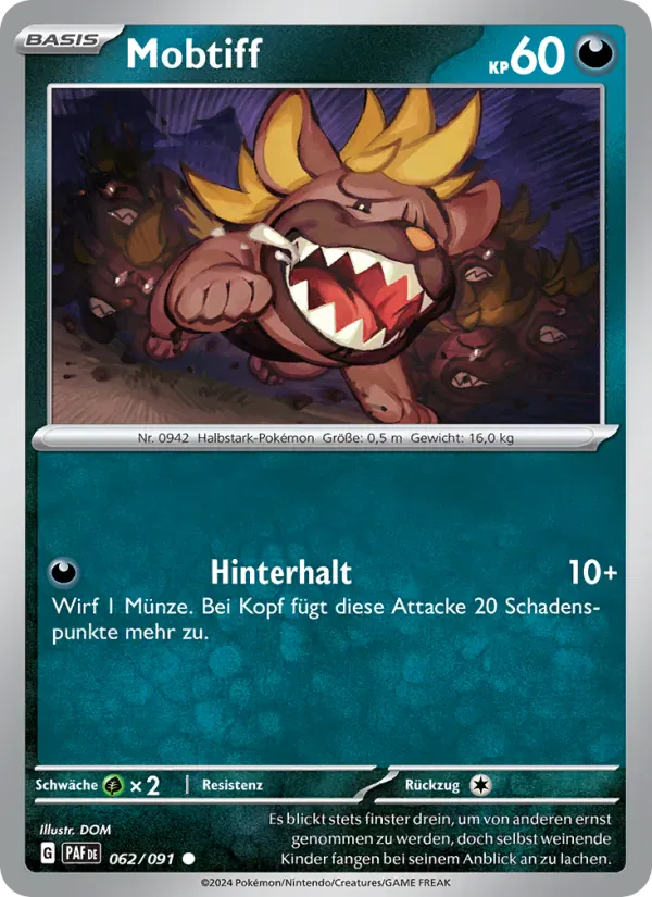 Mobtiff · Paldeas Schicksale 062/91