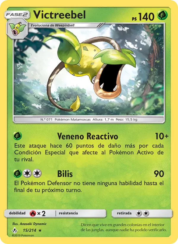 Victreebel · Vínculos Indestructibles 15/214