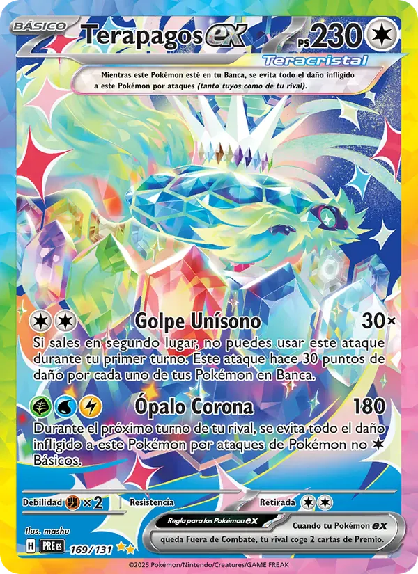 Terapagos ex · Evoluciones Prismáticas 169/131