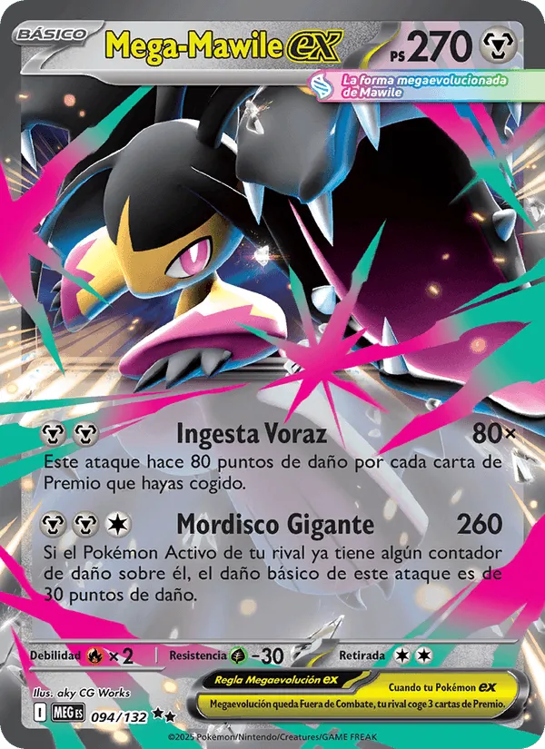 Mega-Mawile ex · Megaevolución 094/132