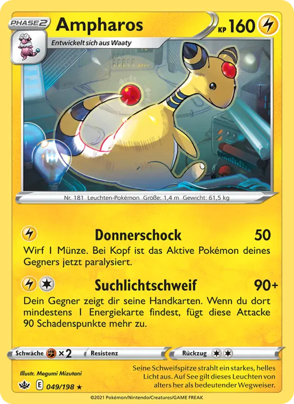 Ampharos · Schaurige Herrschaft 49/198