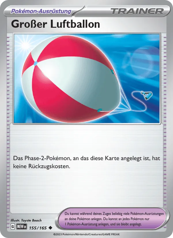 Großer Luftballon · 151 155/165