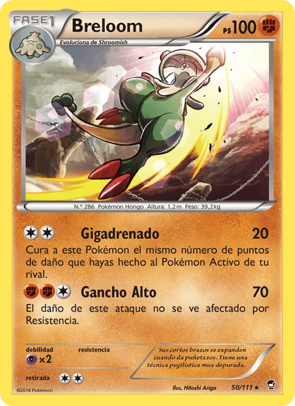 Breloom · Puños Furiosos 50/111