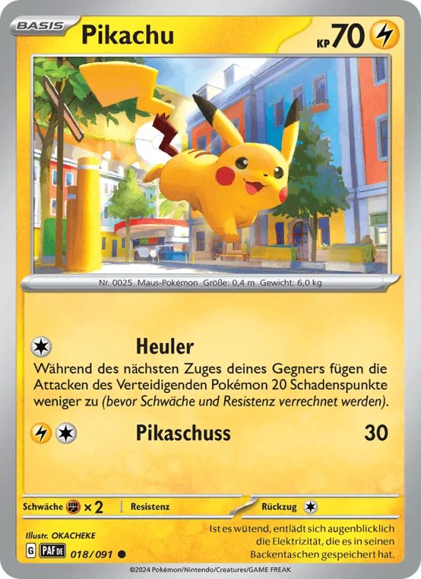 Pikachu · Paldeas Schicksale 018/91