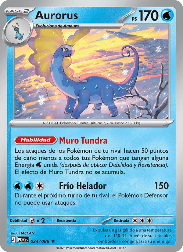 Aurorus · Equilibrio Perfecto 024/88