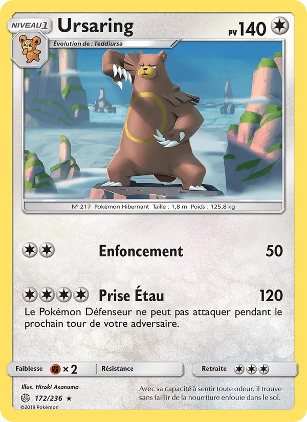 Ursaring · Éclipse Cosmique 172/236