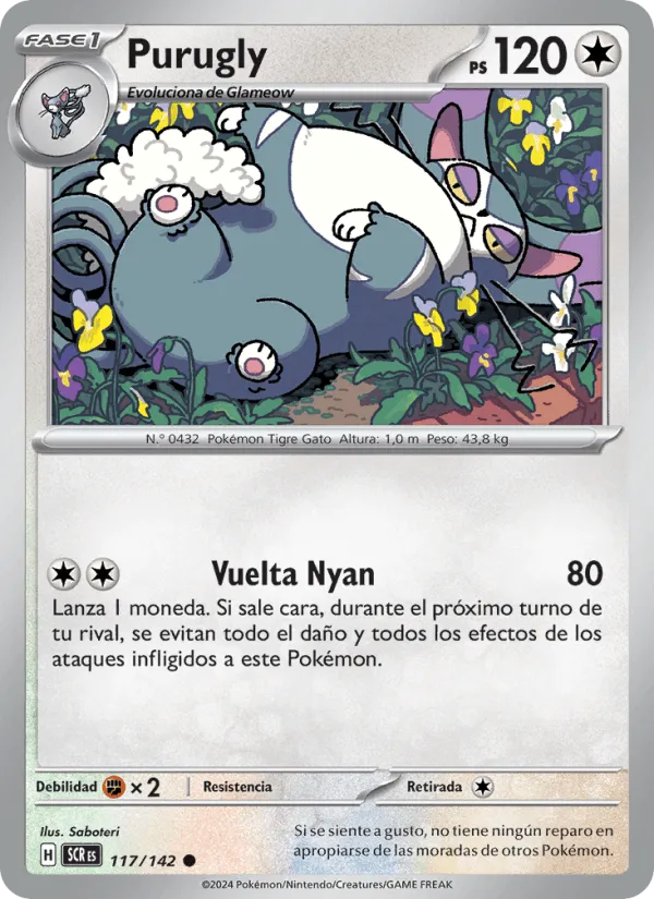 Purugly · Corona Astral 117/142