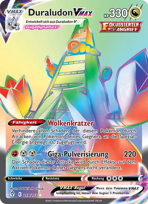 Duraludon VMAX · Drachenwandel 219/203