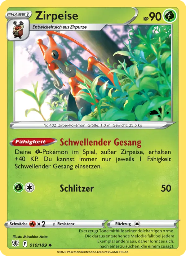 Zirpeise · Astralglanz 010/189