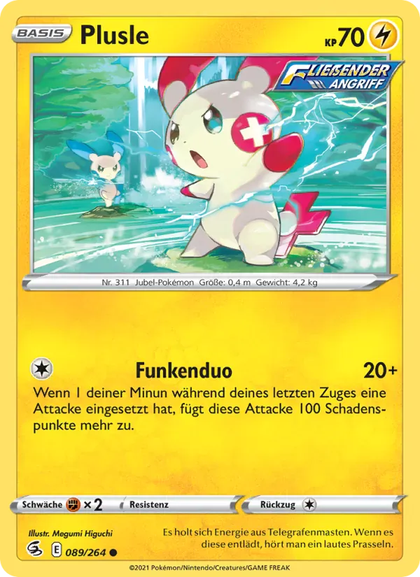 Plusle · Fusionsangriff 89/264