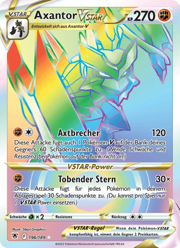 Axantor VSTAR · Astralglanz 196/189