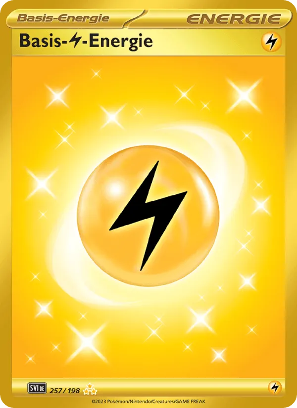 Basis-Lightning-Energie · Karmesin & Purpur 257/198