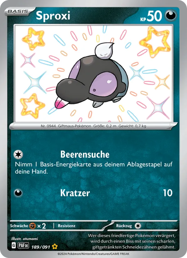 Sproxi · Paldeas Schicksale 189/91