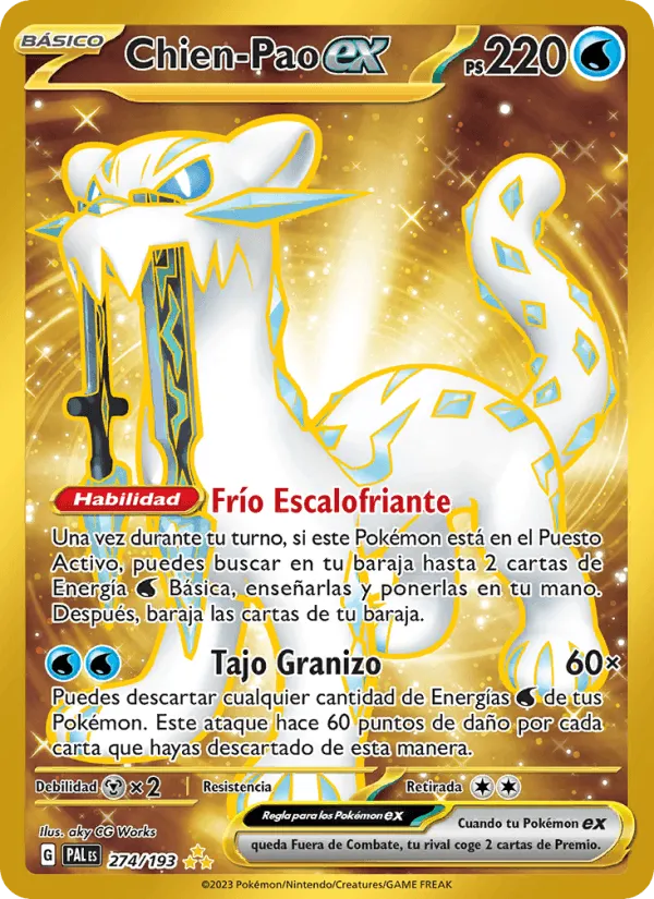 Chien-Pao ex · Evoluciones en Paldea 274/193