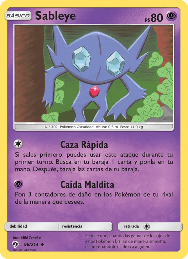 Sableye · Truenos Perdidos 96/214