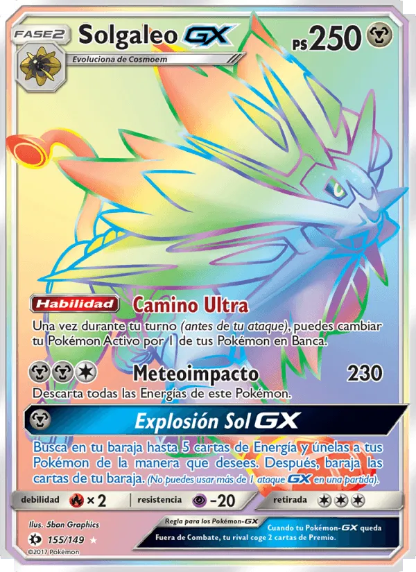 Solgaleo GX · Sol y Luna 155/149