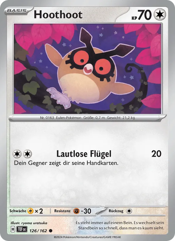 Hoothoot · Gewalten der Zeit 126/162