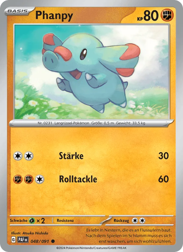 Phanpy · Paldeas Schicksale 048/91