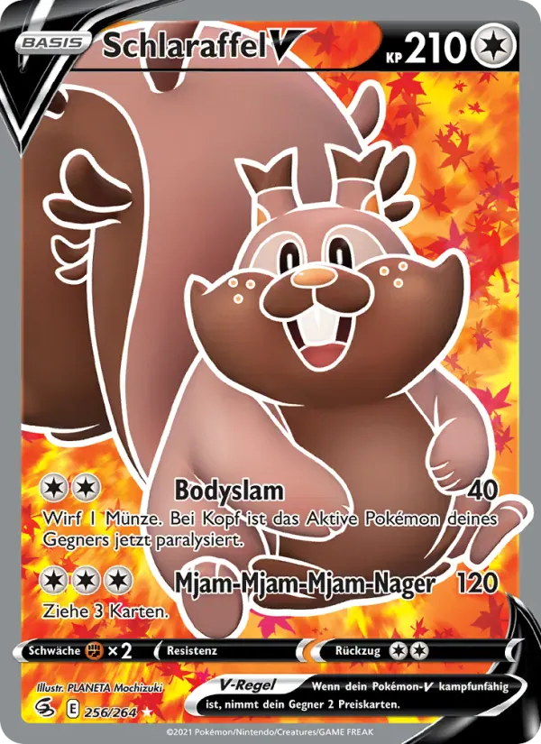 Schlaraffel V · Fusionsangriff 256/264