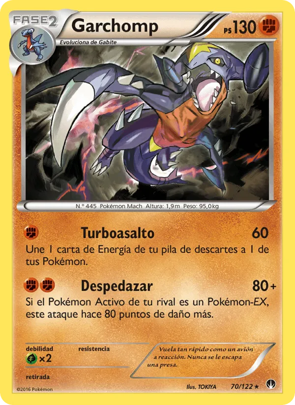 Garchomp · TURBOLímite 70/122