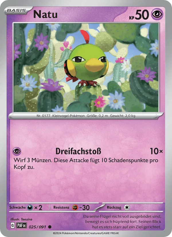 Natu · Paldeas Schicksale 025/91