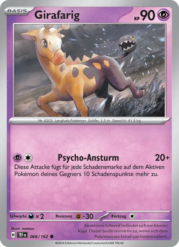 Girafarig · Gewalten der Zeit 066/162