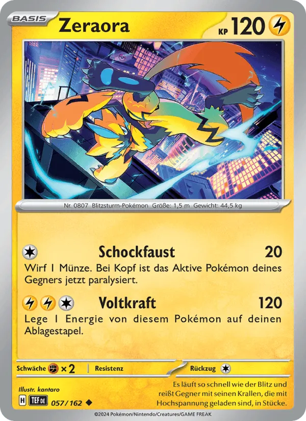 Zeraora · Gewalten der Zeit 057/162