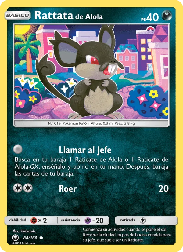 Rattata de Alola · Tormenta Celestial 84/168
